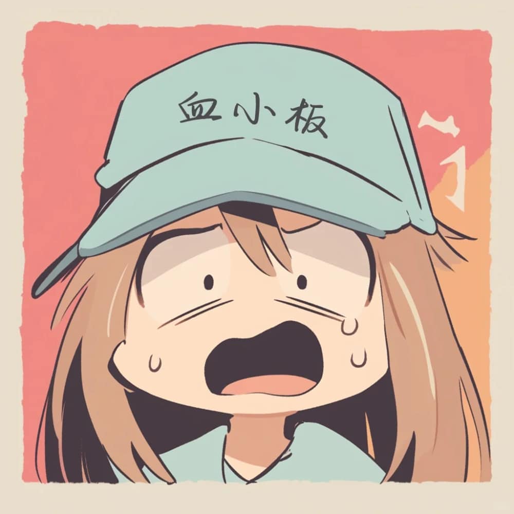 《工作细胞》血小板戴帽子呆萌可爱头像_3