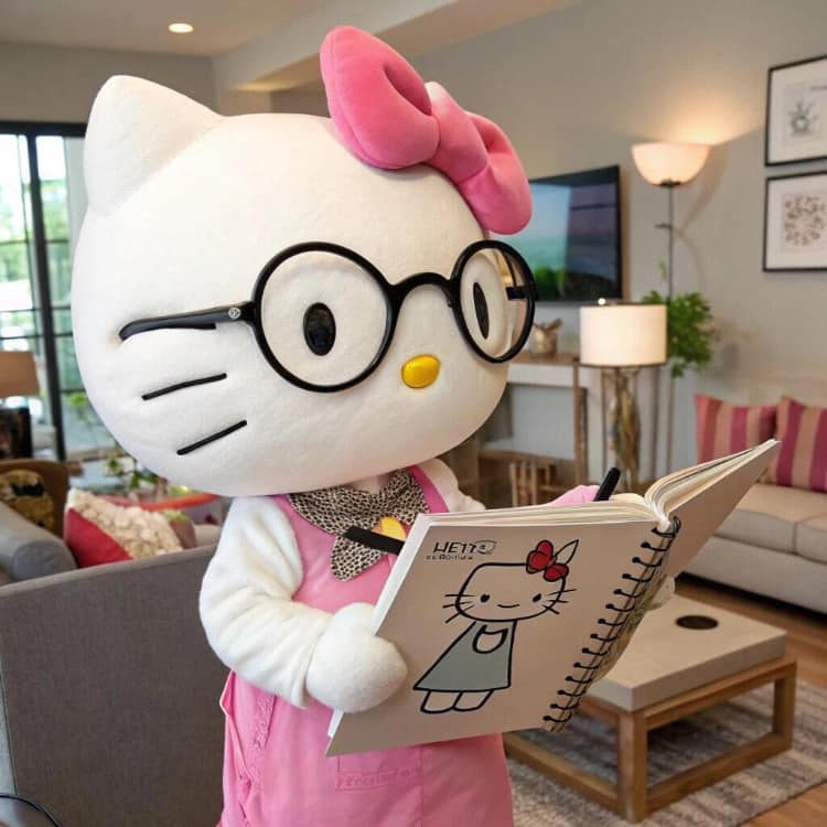 hello kitty职场打工人微信头像_7