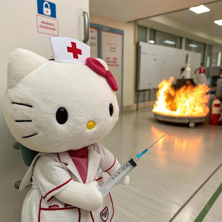 hello kitty职场打工人微信头像_8