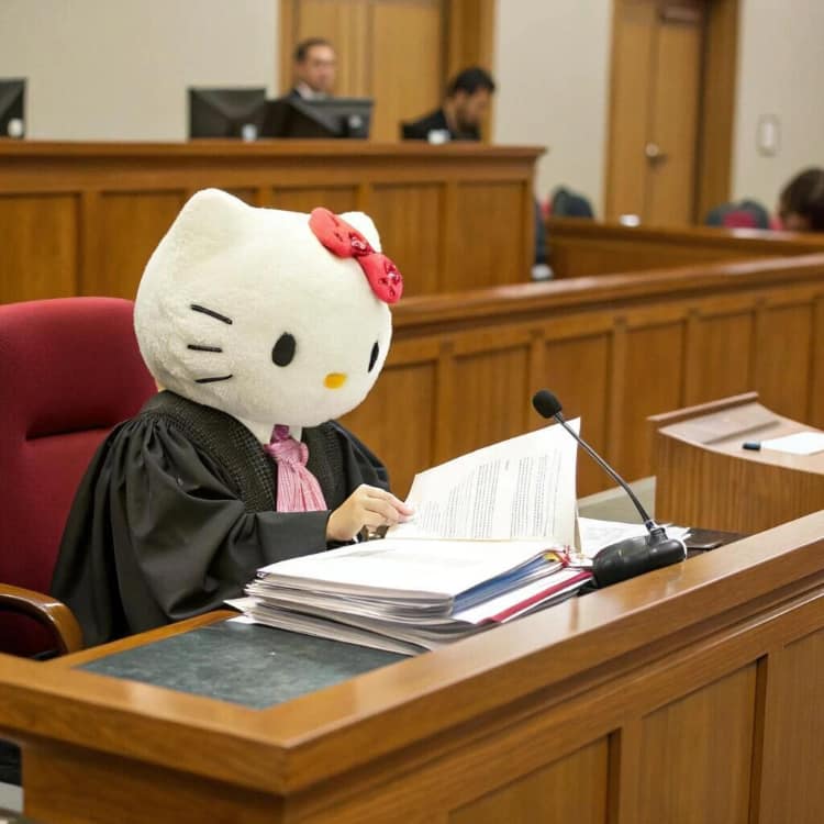 hello kitty职场打工人微信头像_10