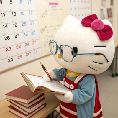 hello kitty职场打工人微信头像