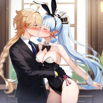 《原神》神里绫和空接吻H图羞羞二次元