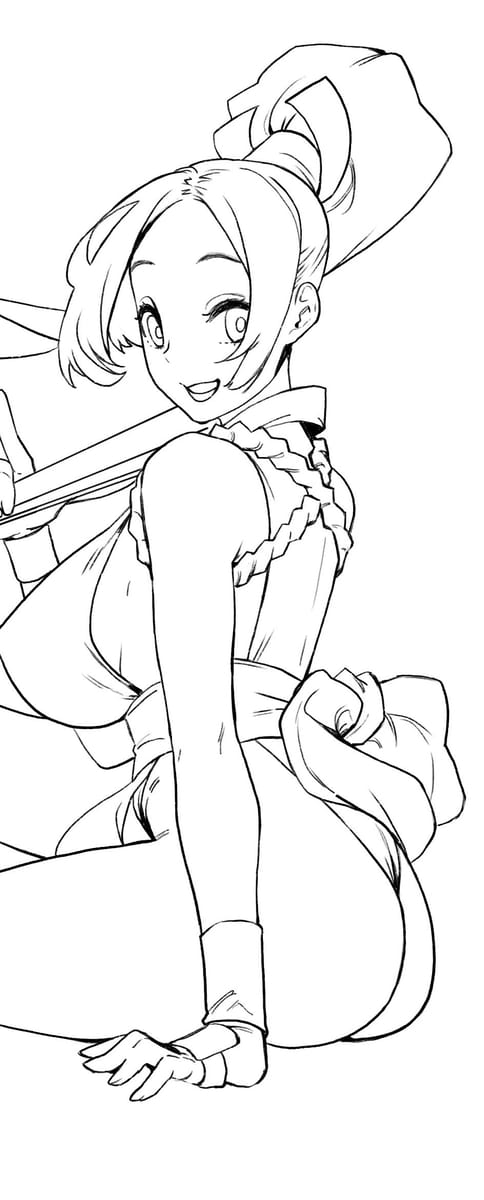 裸身不知火舞被羞羞的漫画图片_2