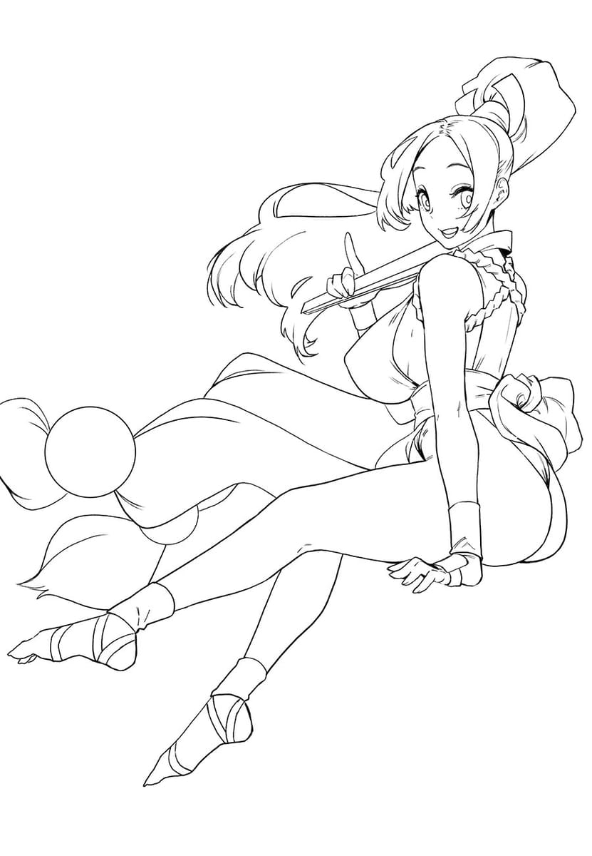 裸身不知火舞被羞羞的漫画图片_4