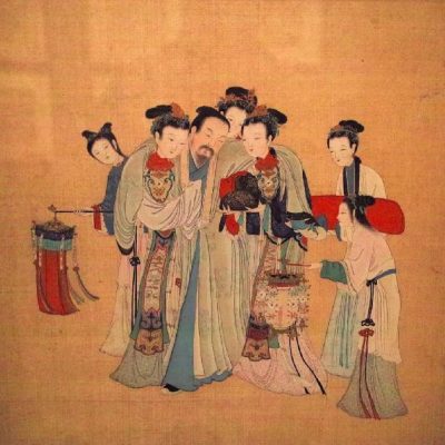 古代行房图卷图片高清