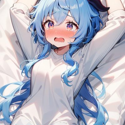 《原神》甘雨脸红享受流眼泪表情二次元图片