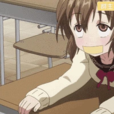 二次元污GIF动态图讽刺群主表情包