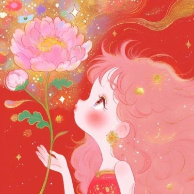 小女生提升能量磁场的好运头像