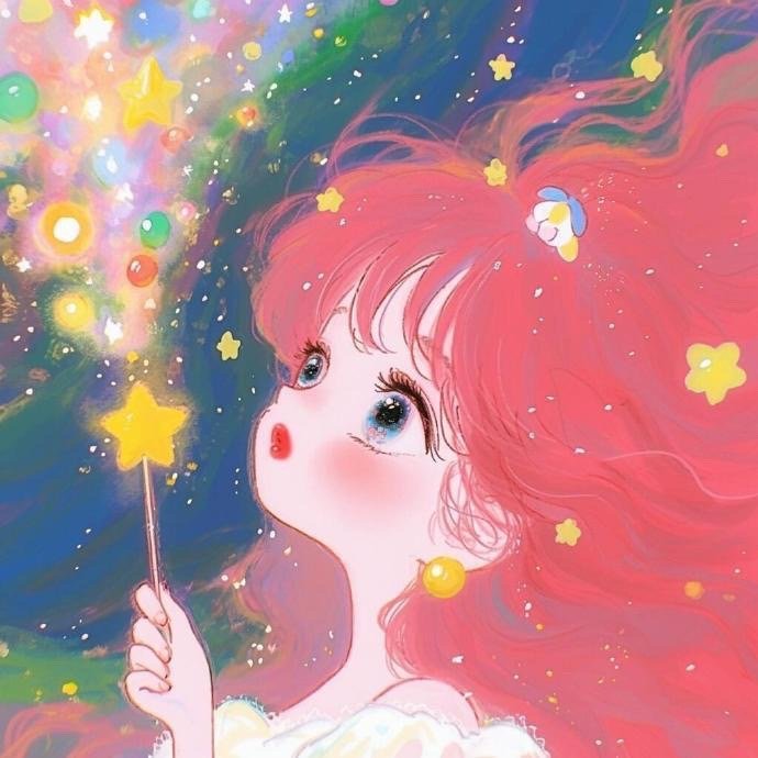 小女生提升能量磁场的好运头像_5