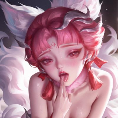 《王者荣耀》妲己红着脸吐口水的图片