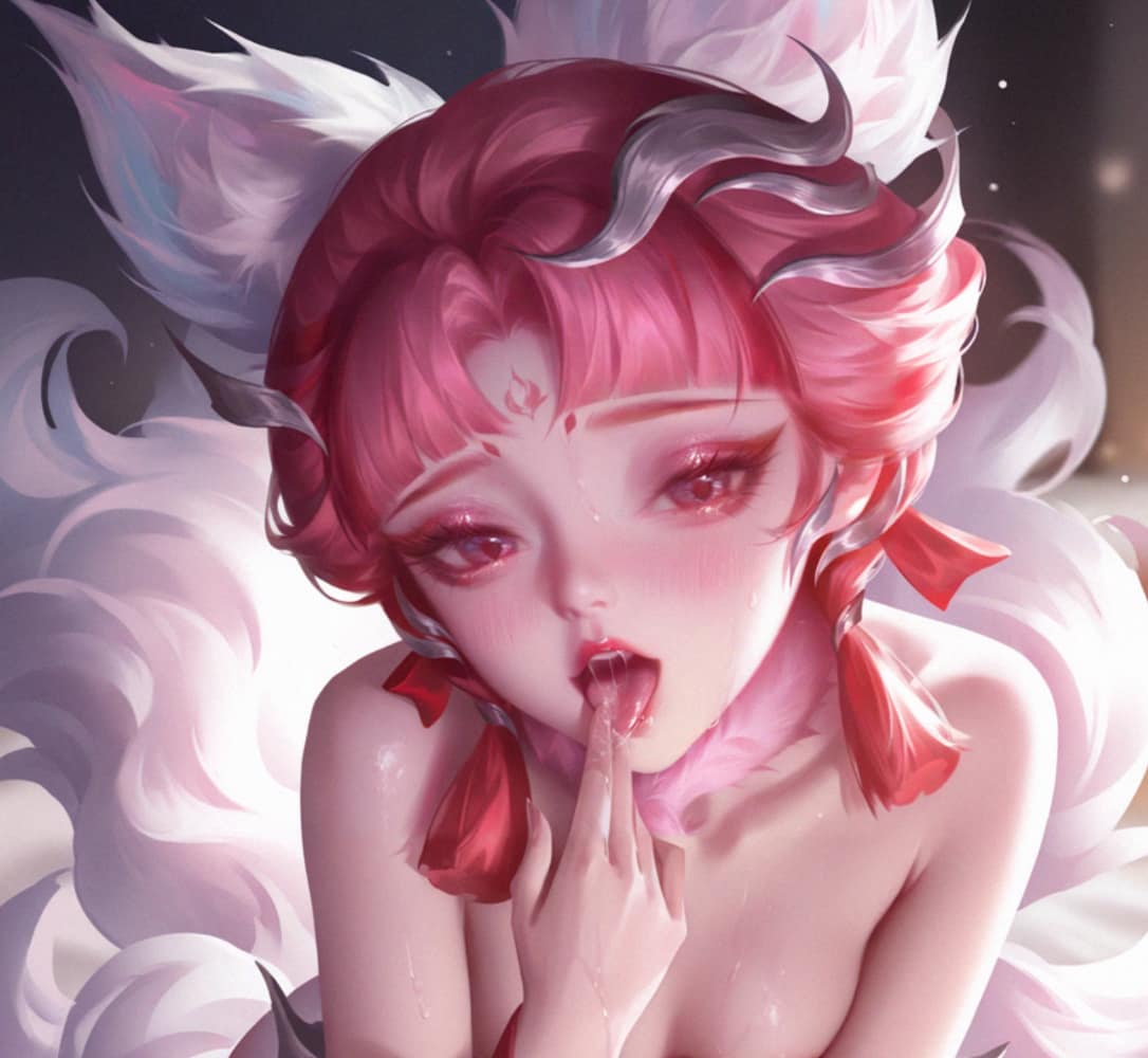 《王者荣耀》妲己红着脸吐口水的图片_4