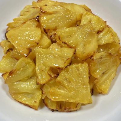 美食烤蜜汁菠萝图片