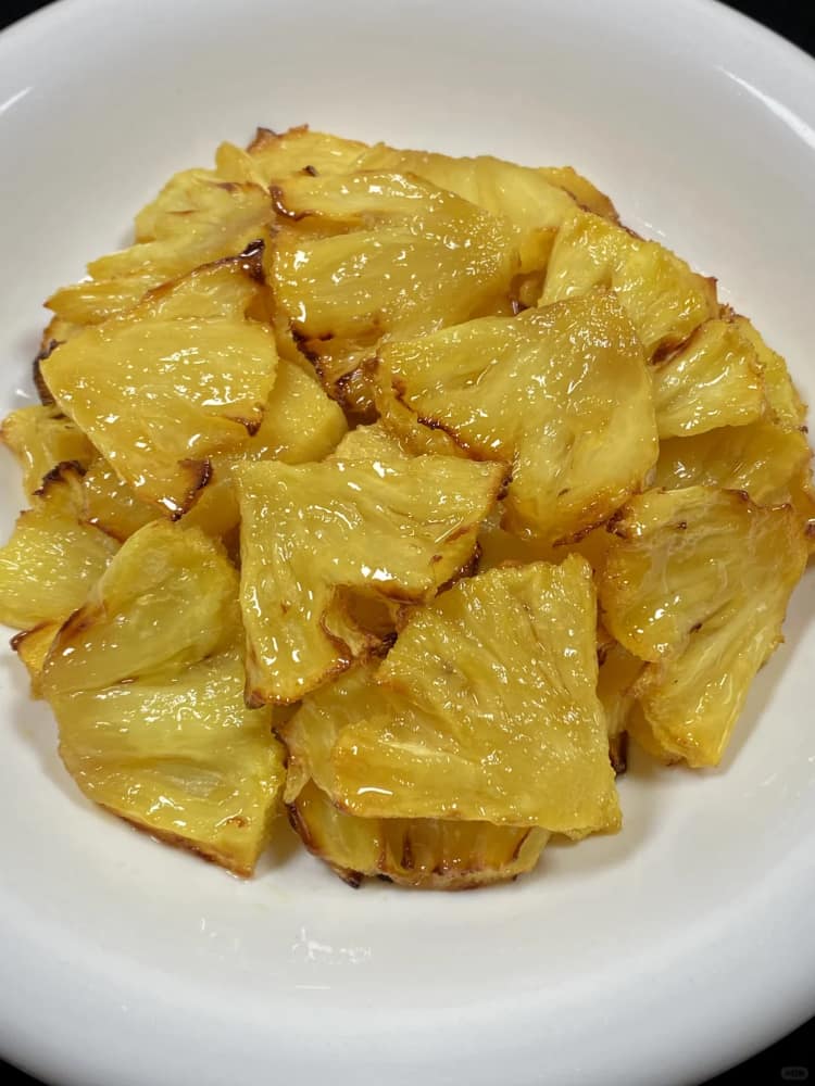 美食烤蜜汁菠萝图片_1