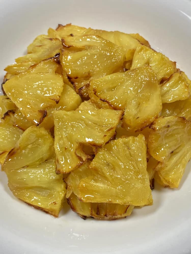 美食烤蜜汁菠萝图片_4