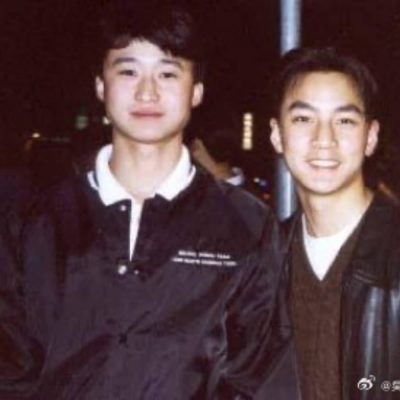 吴彦祖和吴京30年前合照图片