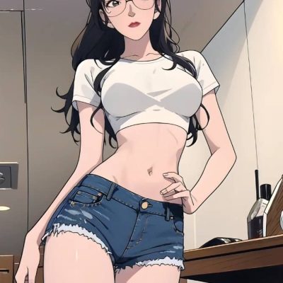 AI生成妃英理完美身材图片