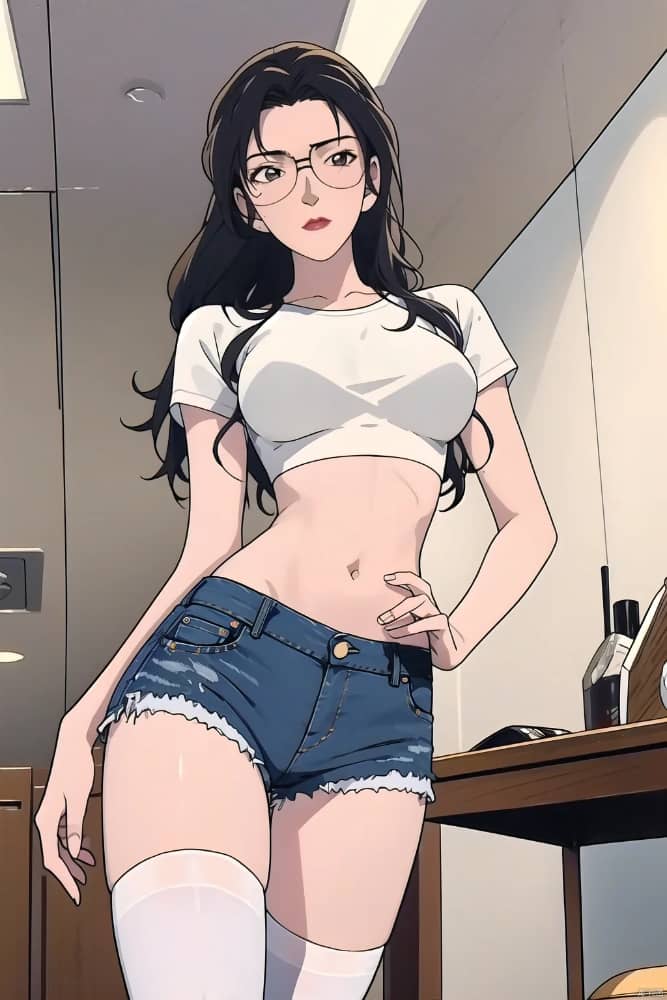 AI生成妃英理完美身材图片_3