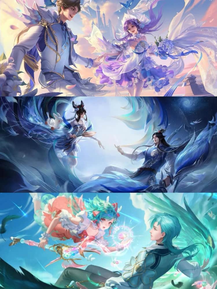 王者荣耀情侣cp高清图片_16