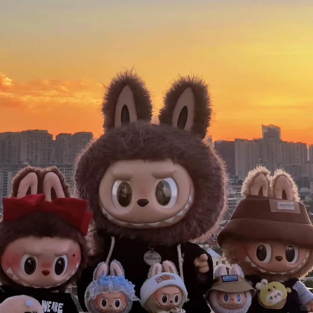 实拍潮玩盲盒可爱Labubu头像_22